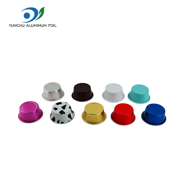 रंग बेक्ड राउंड स्मूथवॉल एल्यूमीनियम पन्नी कंटेनर
