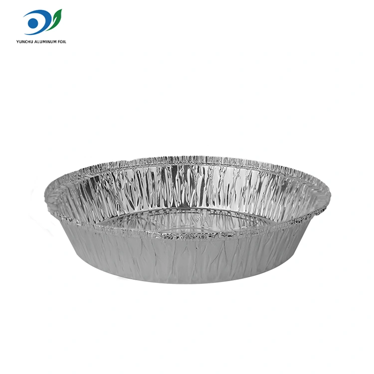 गोल एयर फ्रायर हॉट पॉट सिल्वर एल्यूमीनियम पन्नी फूड कंटेनर गोल एयर फ्रायर हॉट पॉट सिल्वर एल्यूमीनियम पन्नी फूड कंटेनर