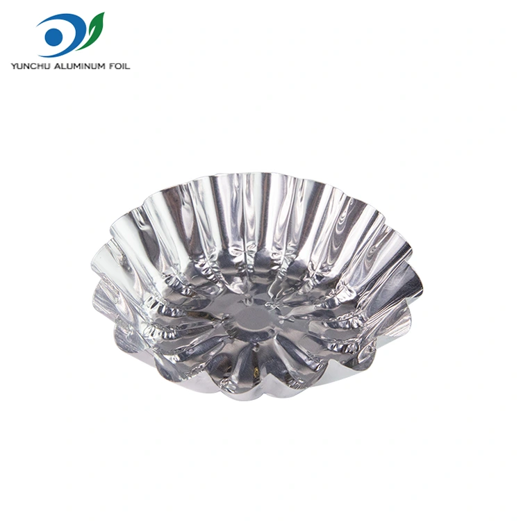 गोल अंडा तीखा खिलौना बेकिंग सिल्वर एल्यूमीनियम पन्नी भोजन कंटेनर