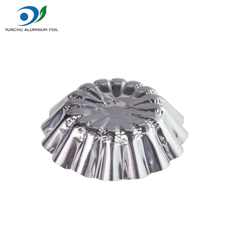 गोल अंडा तीखा खिलौना बेकिंग सिल्वर एल्यूमीनियम पन्नी भोजन कंटेनर