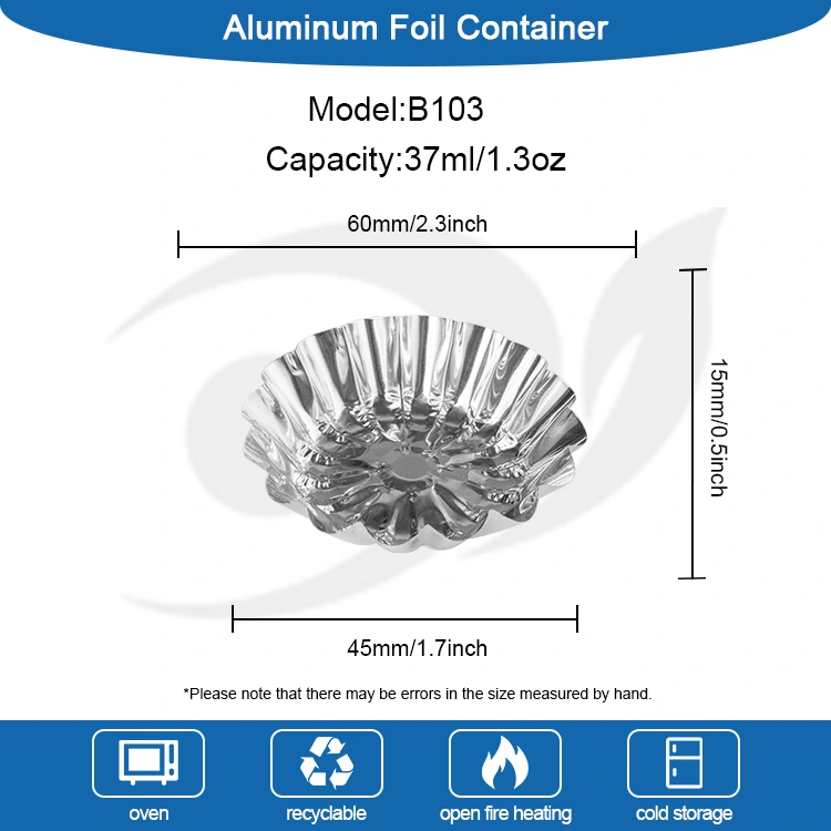 गोल अंडा तीखा खिलौना बेकिंग सिल्वर एल्यूमीनियम पन्नी भोजन कंटेनर