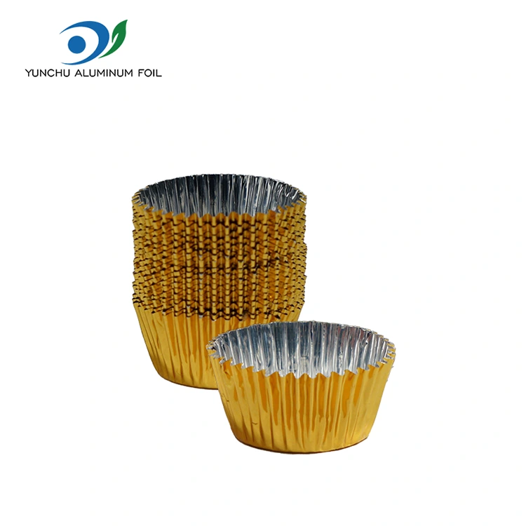 गोल छोटे पैकेज बेकिंग सिल्वर एल्यूमीनियम पन्नी फूड कंटेनर