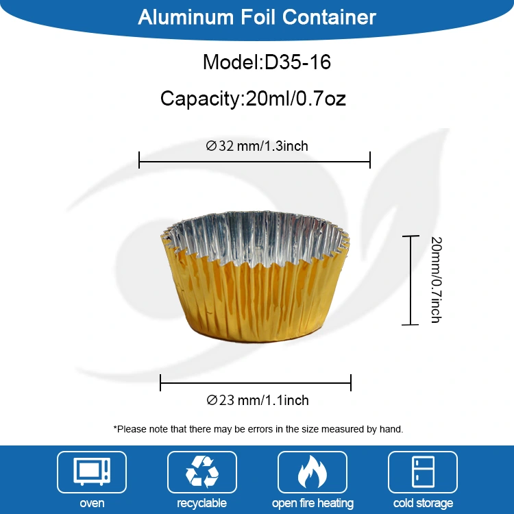 गोल छोटे पैकेज बेकिंग सिल्वर एल्यूमीनियम पन्नी फूड कंटेनर